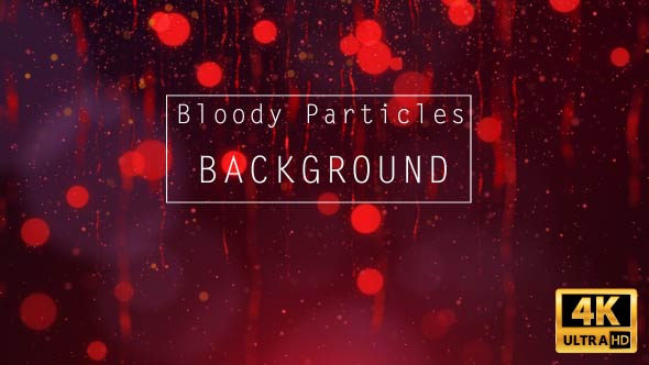 Red Glitter Particles Background