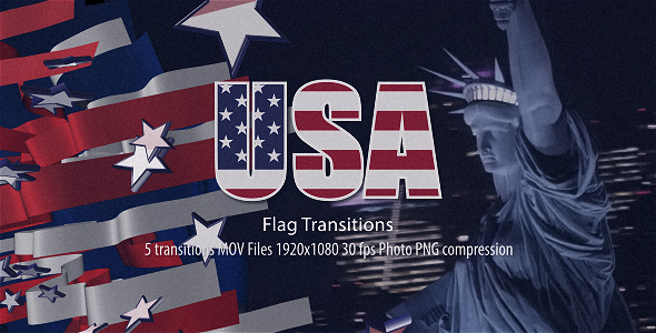 USA Flag Transitions