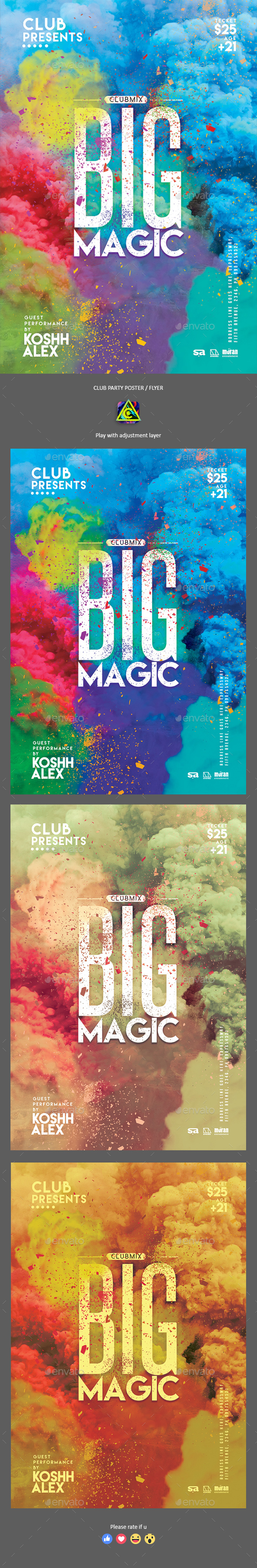 Club Party Poster / Flyer - Clubs & Parties Events