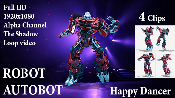 Robot Autobot Hapyy Dancer
