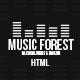 MusicForest Music Blog Artist and Online Store - ThemeForest Item for Sale