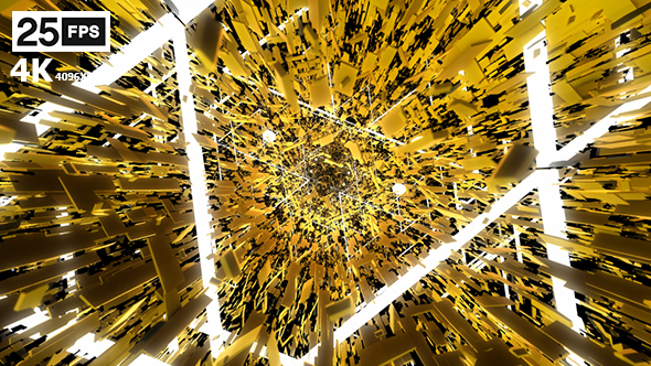 Flying Through at Gold 4K alt