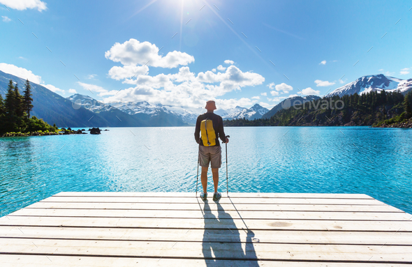 Garibaldi lake - Stock Photo - Images