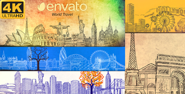 City Drawing Pack - VideoHive 21491076