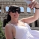 Young Tourist Makes Selfie on Ancient City with Mobile - VideoHive Item for Sale