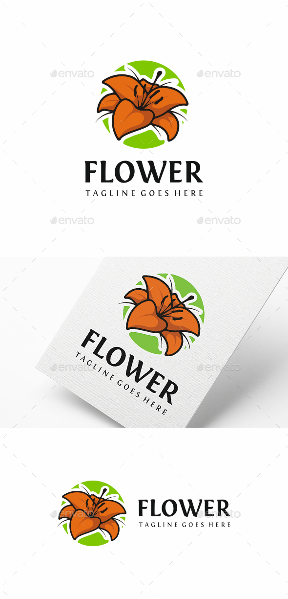 Flower Logo - Nature Logo Templates