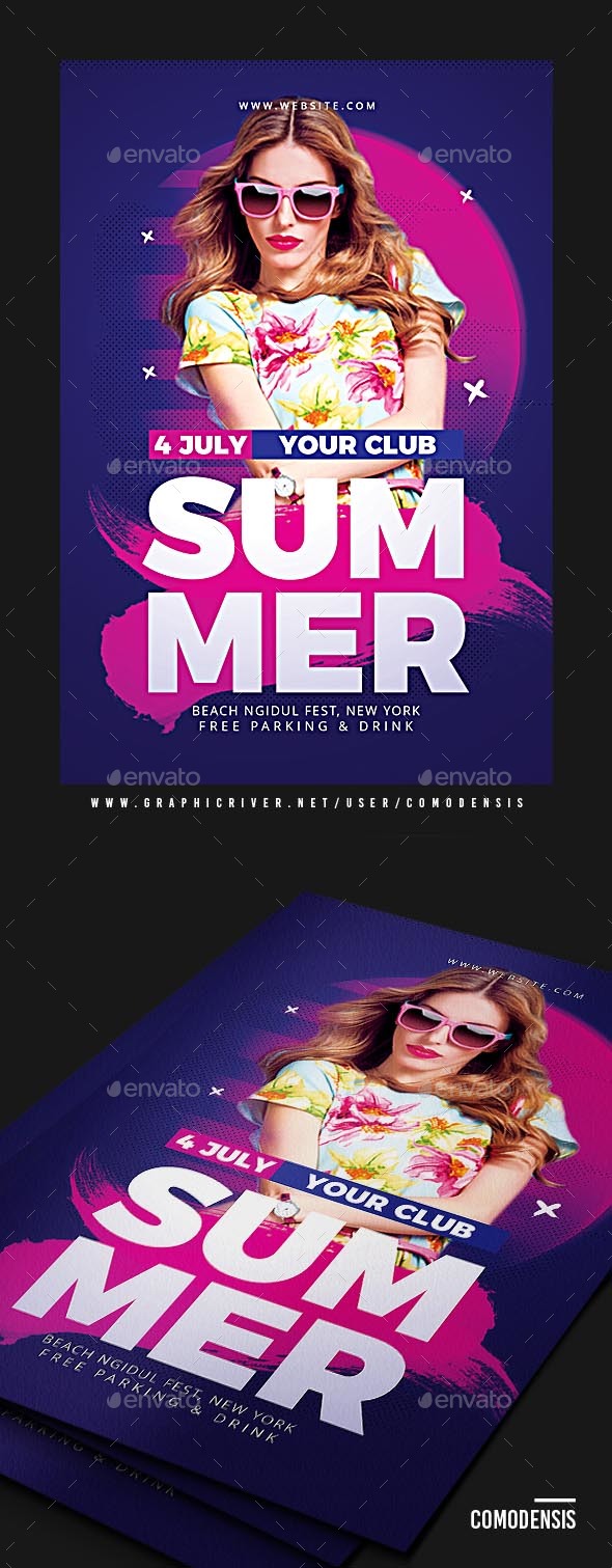 Summer Party Flyer - Clubs & Parties Events