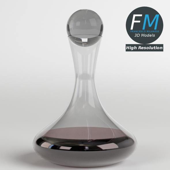 Wine Decanter with Stopper - 3DOcean Item for Sale