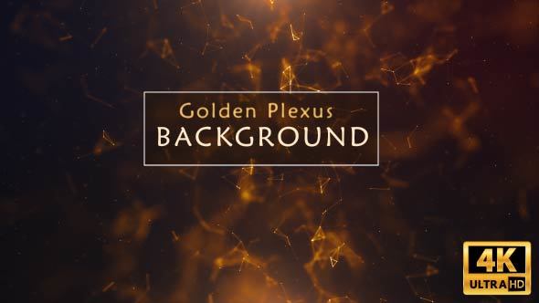 Golden Plexus Background