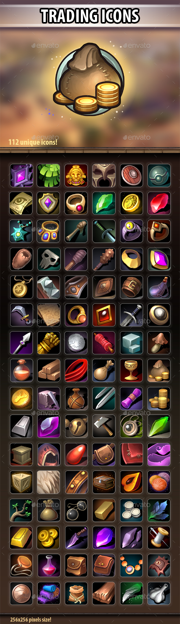 Trading Icons - Miscellaneous Game Assets