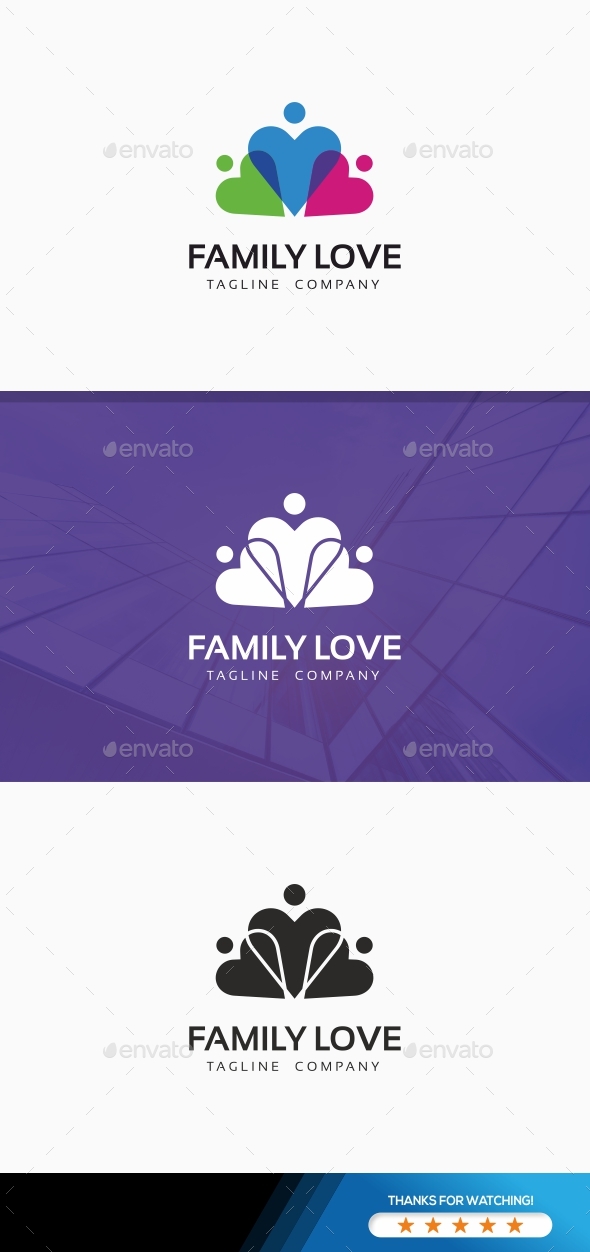 Family Love - Logo Templates