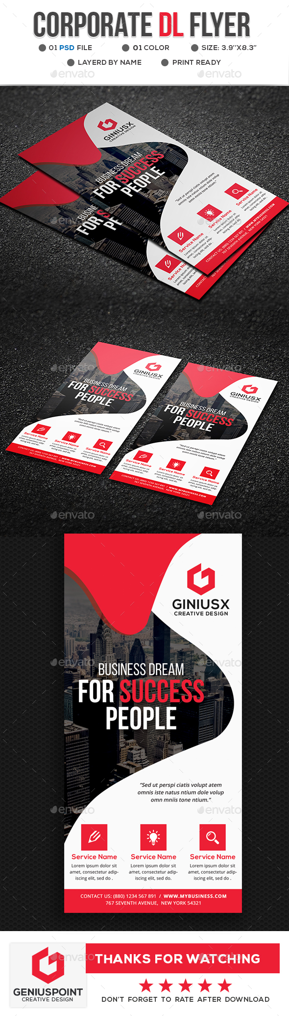 Corporate DL Flyer - Corporate Flyers