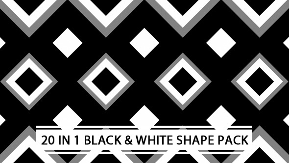 Black And White Shape Pack