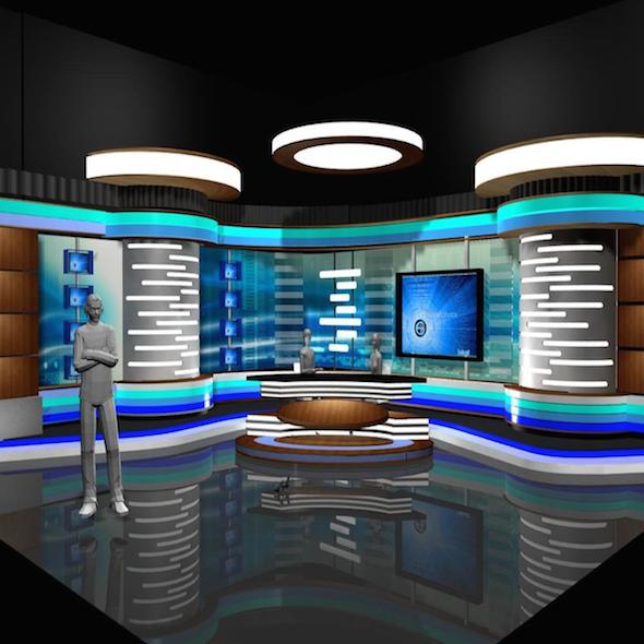Virtual TV Studio - 3Docean 21493246