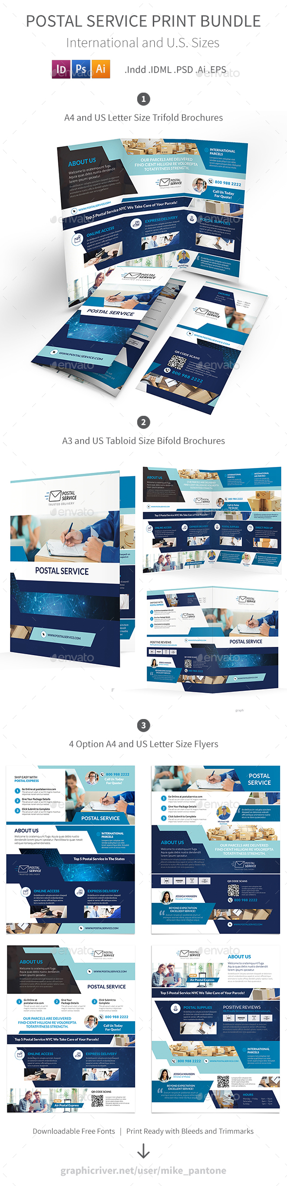 Postal Service Print Bundle - Informational Brochures
