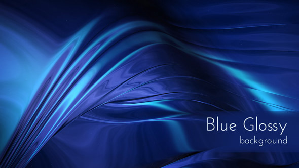 Dark Blue Glossy Background