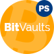 Bitvaults | Bitcoin and Cryptocurrency PSD Template - ThemeForest Item for Sale