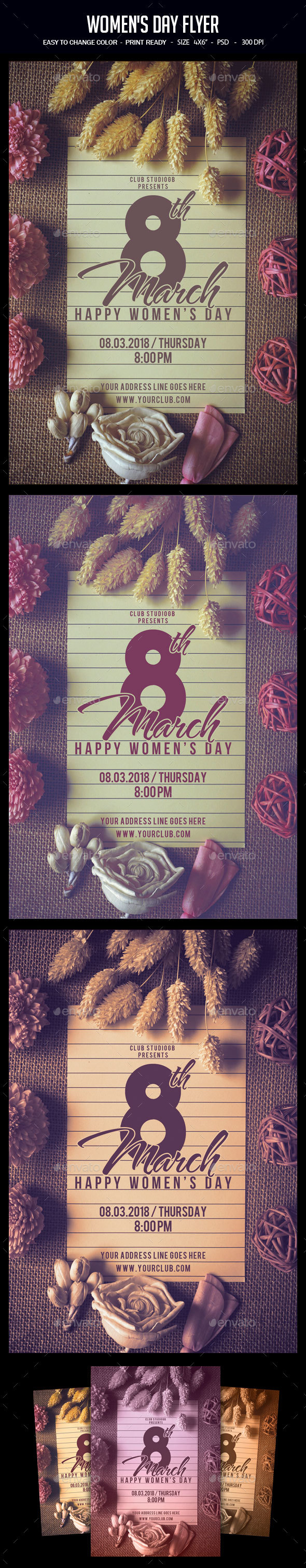 Women's Day Flyer - Clubs & Parties Events
