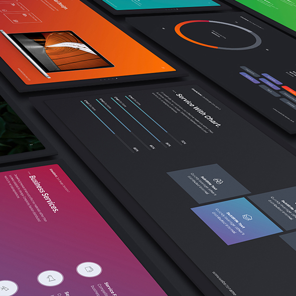 Gravidient Simply Google Slide Theme - Google Slides Presentation Templates