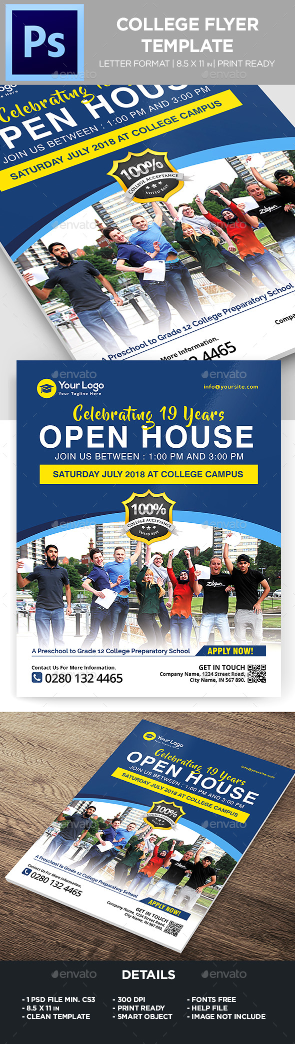 College Flyer - Templates - Flyers Print Templates