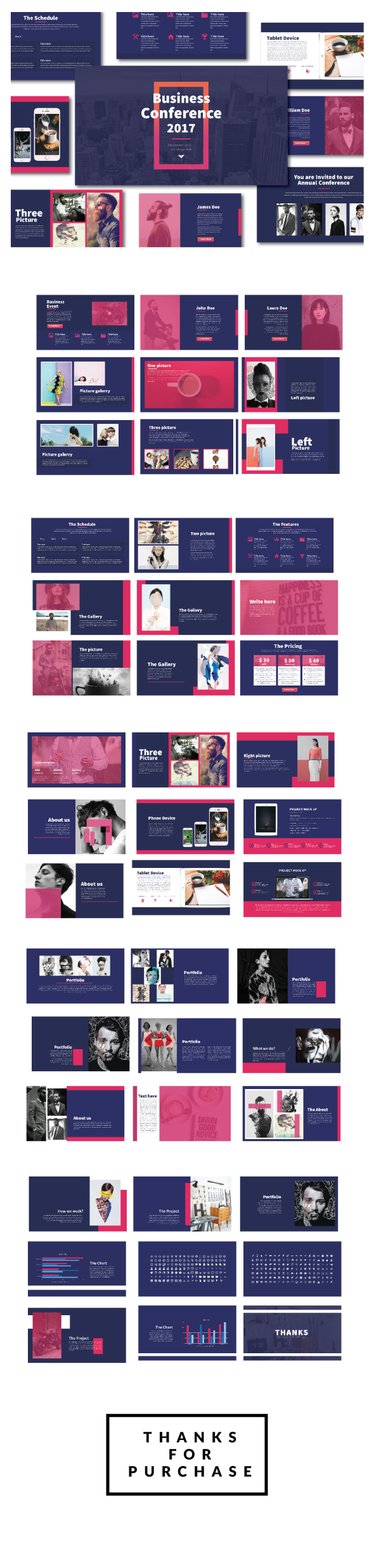 VIBRANT - Modern Keynote Template - Creative Keynote Templates