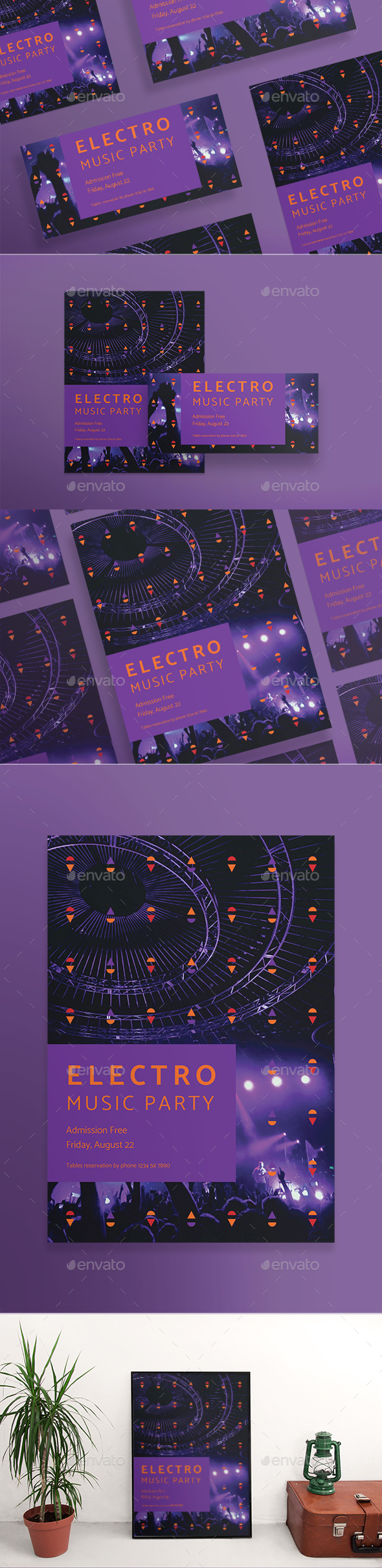 Music Party Flyers - Clubs & Parties Events