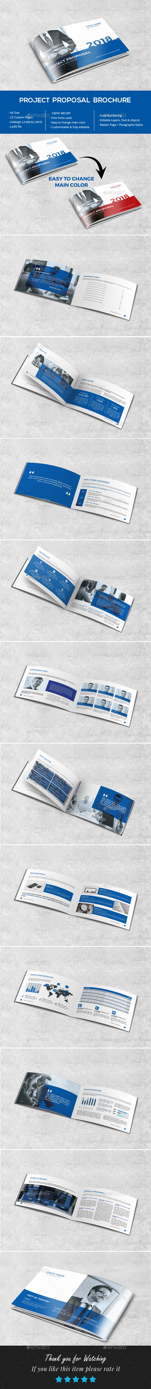 A5 Proposal Brochure - Brochures Print Templates
