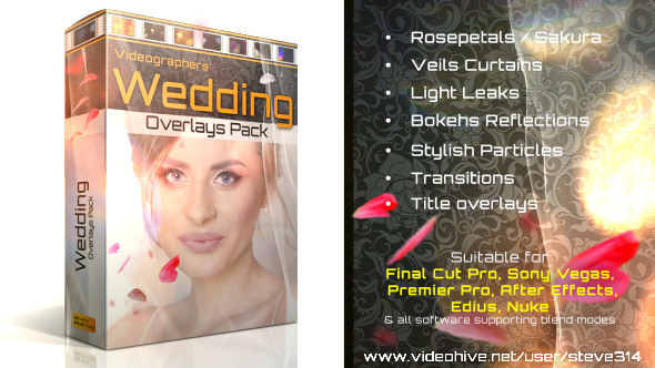 Videographers' Wedding Overlays Pack!