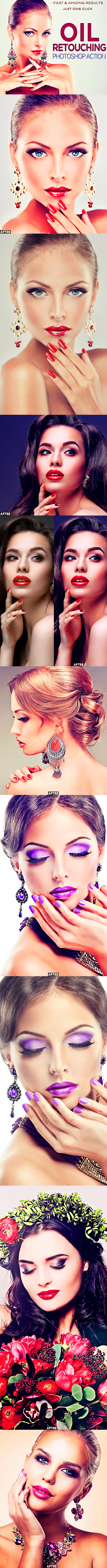 Oil Paint Retouching Action - Photo Effects Actions