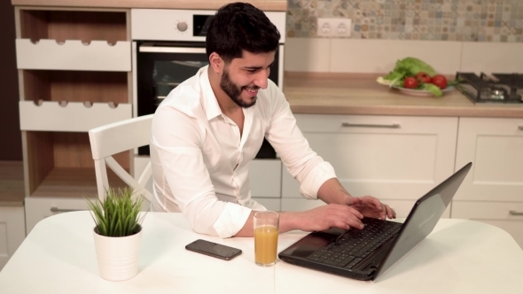 Businessman at Home alt