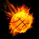 Basketball Ball On Fire by sermax55 | GraphicRiver