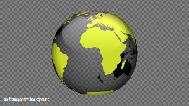 Download Hd Spinning Earth Globe For Dark Background By Cesgra Videohive