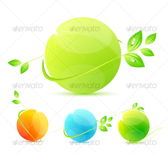 Green concepts - Abstract Icons