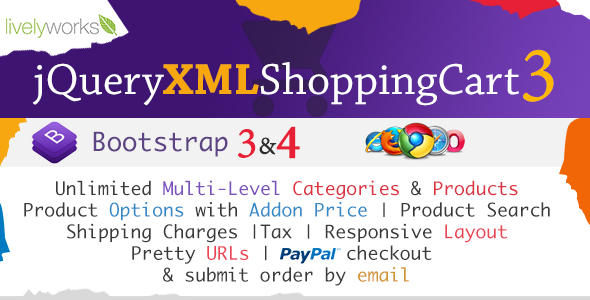 Carrinho de compras JQuery XML - Loja do PayPal - Loja