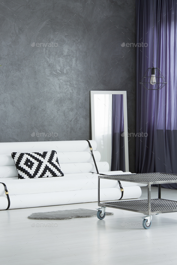Gray rug and white sofa Stock Photo by bialasiewicz | PhotoDune