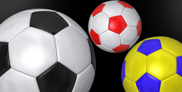 Soccer Balls Flying Pack