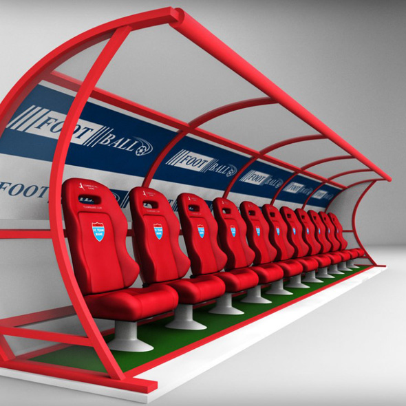 Stadium seating reserve - 3Docean 21507795