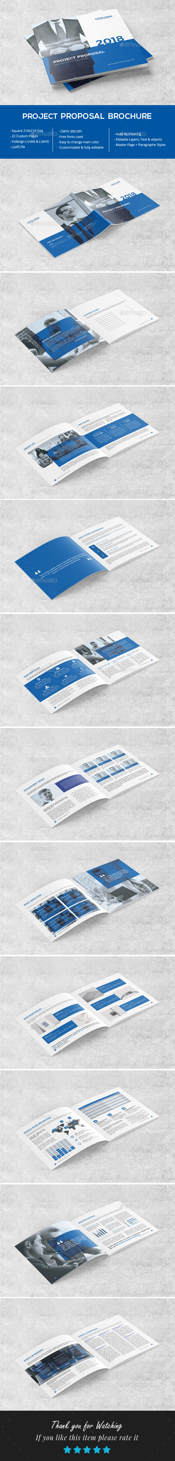 Square Project Proposal - Brochures Print Templates