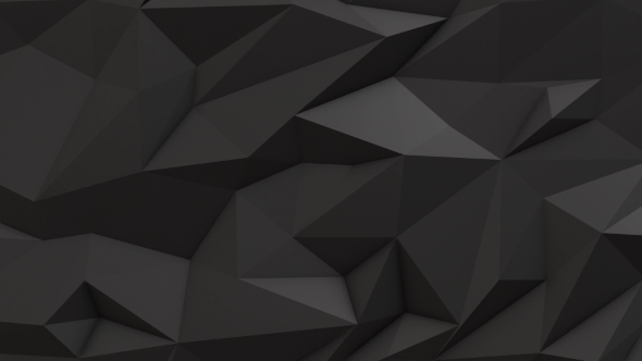 Gray Abstract Low Poly Triangle Background, Motion Graphics | VideoHive
