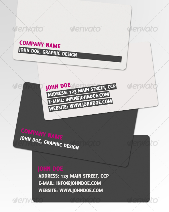 ESSENTIAL business card - Corporate Business Cards
