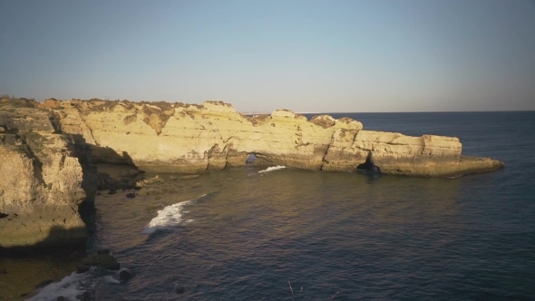 Algarve Coast Near Albufeira, Portugal