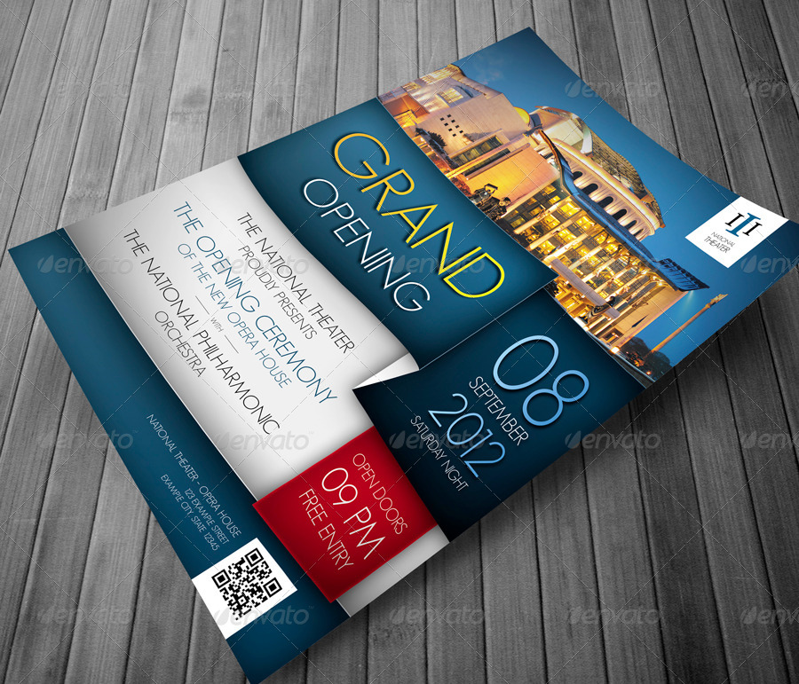 Grand Opening Event Flyer, Print Templates | GraphicRiver