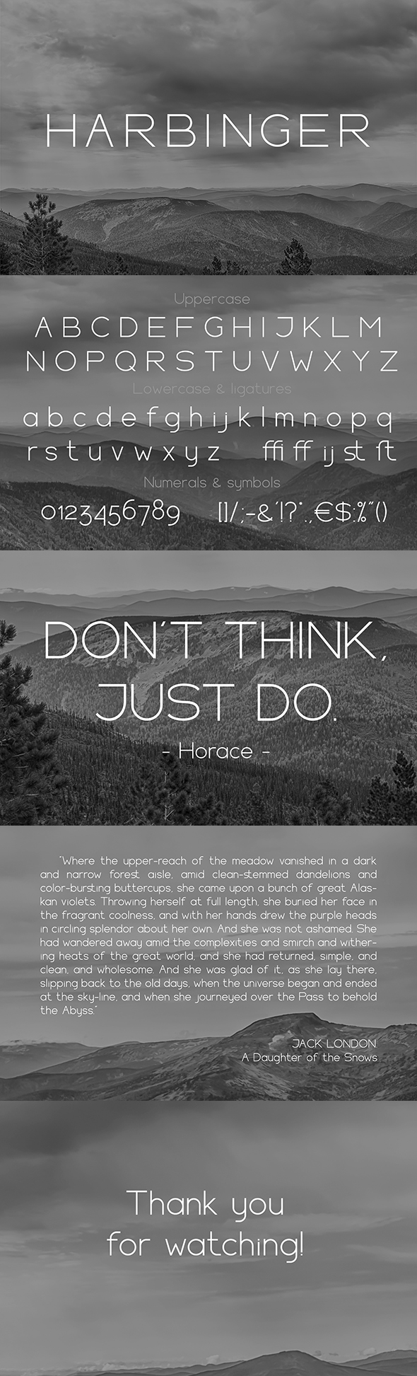 HARBINGER, sans serif font - Sans-Serif Fonts