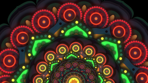 Mandala Stage Neon