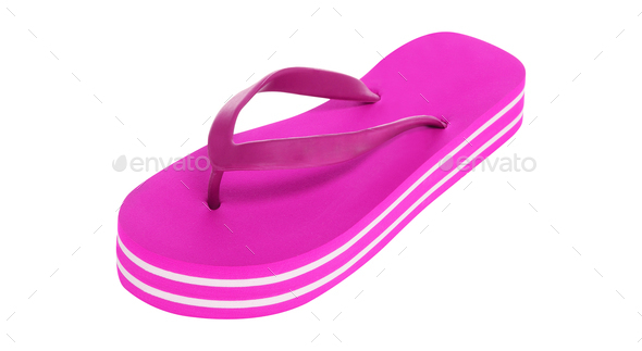Purple sandals isolated on white Stock Photo by photobalance | PhotoDune