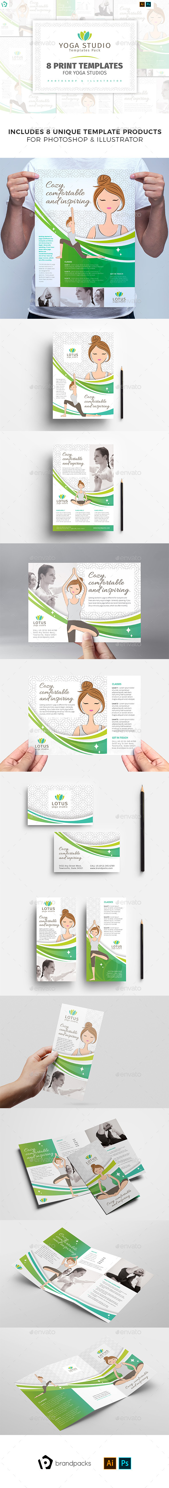 Yoga Studio Templates Bundle - Sports Events