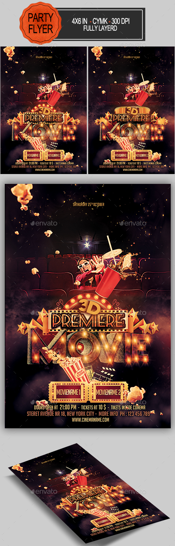 Premiere Movie Flyer - Miscellaneous Events