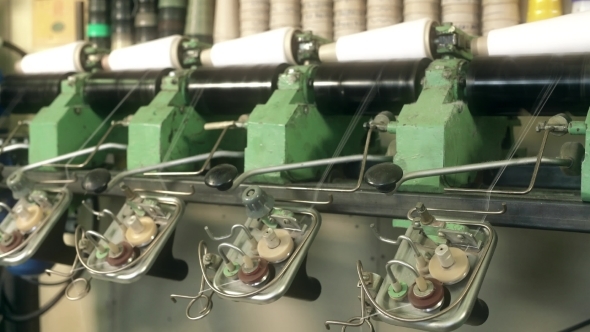 Rewinding Machine at Knitting Shop  Video