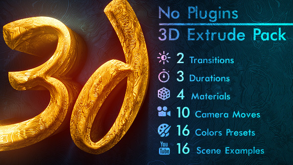 3d Gold Titles - VideoHive 21488686