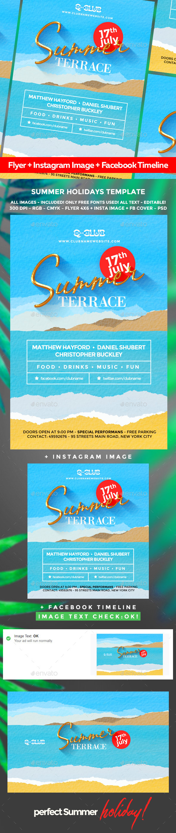 Summer Flyer - Clubs & Parties Events